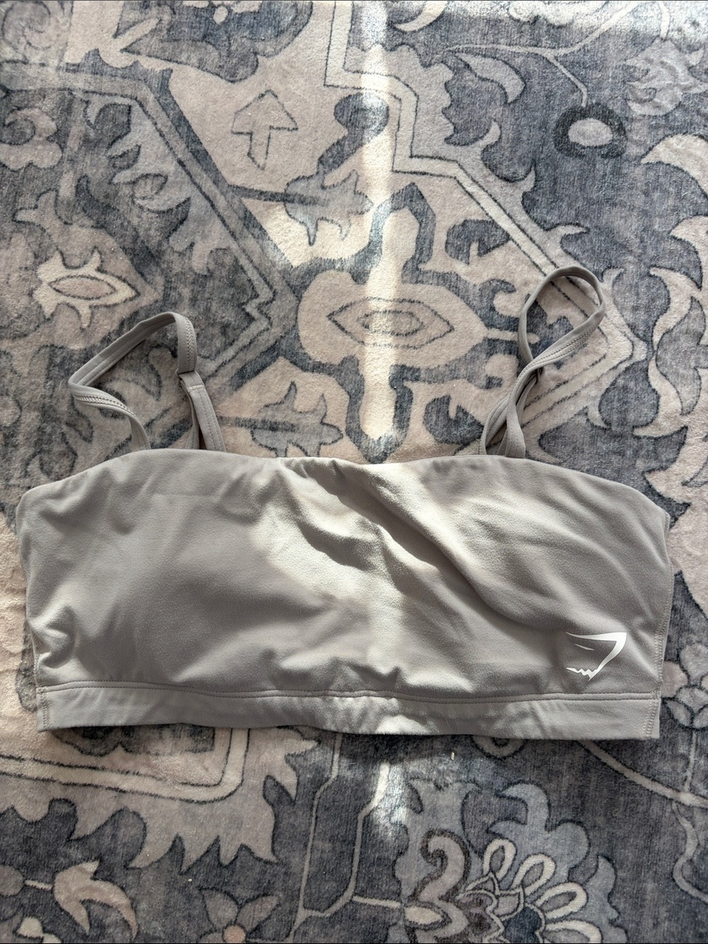 Gymshark Grey Bandeau Sports Bra